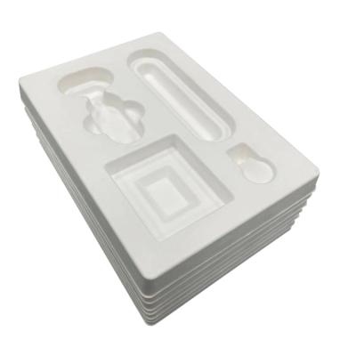 China Hot Selling Inner Packaging Molded Paper Pulp Tray Packaging For Electronic Product for sale