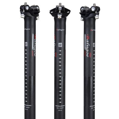 China Lightweight Carbon Fiber Bicycle Parts Bike Seat Post Tube 27.2mm 30.8mm 31.6mm Carbon Fiber Bicycle Seatpost for sale