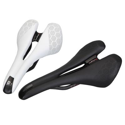 China Breathable Breathable Carbon Fiber Comfortable Bike Saddle Seat MTB Road Bicycle Shockproof Cycling Pad for sale