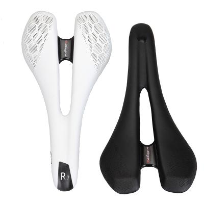 China Breathable Breathable Carbon Fiber Comfortable Bike Saddle Seat MTB Road Bicycle Shockproof Cycling Pad for sale