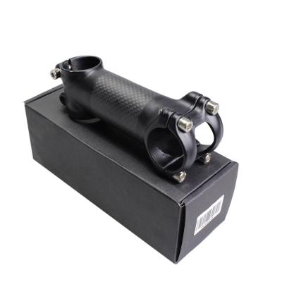 China Carbon Fiber Matt Road MTB Bike Stem 31.8mm 6 Degree 60/70/80/90/100/110/120mm Bicycle Parts for sale