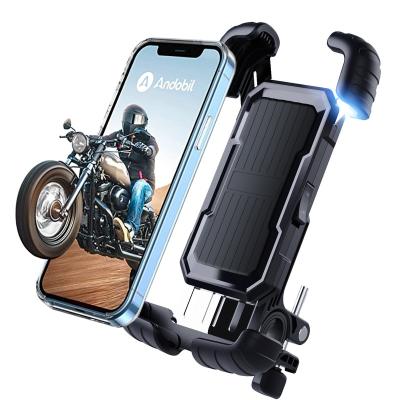 China 360 Rotation Universal Mobile Cell Mount Bracket Bicycle Bike Motorcycle Phone Holder 360 Degree Rotation Aluminum Alloy for sale