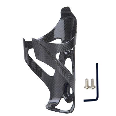 China Super Lightweight Carbon Fiber Bicycle Bike Bottle Holder Cage Rack With Installation Tools for sale