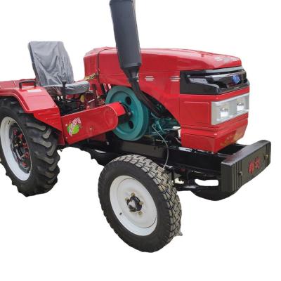 China Hotels force mini four wheel diesel tractor 12 15 18 25 30 40 50 60 HP 4x4 farm tractor for sale