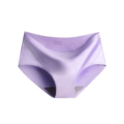 China Women's Seamless Large Size Pure Silk Sexy Cute Bootie Underwear Wholesale Ice Pants Breathable A Piece for sale