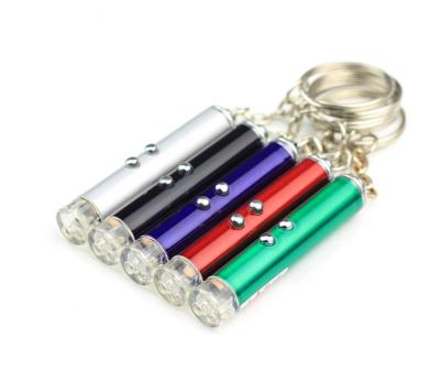 China Outdoor Metal Led Flashlights and Torches Key Chain Mini Portable LED Flashlight Key Chain for Outdoor Camping Hiking for sale