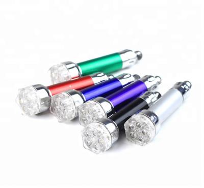 China Promotion Gift Aluminum 5 Led Light Key Chain Mini Accessory Flashlight With Carabiner for sale