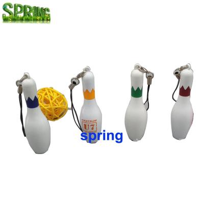 China Promotional Pen Promotion Bowling Ball Pin Ballpoint Pens With Rope String for sale