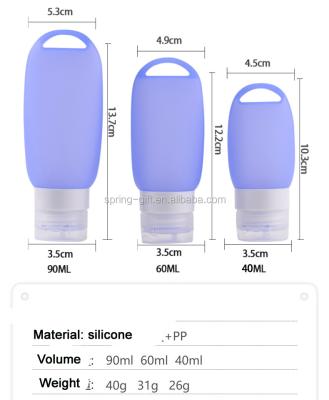 China Custom Portable Medicine Pouch with Hanging Keychain Badge Reel Holder Silicone Hand Sanitizer Empty Spray Bottle for sale