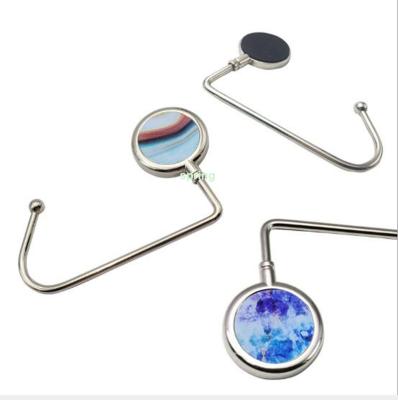 China Promotion Fashion Purse Hook Hanger, Metal Hook Handbag Hanger for Table Desk for sale