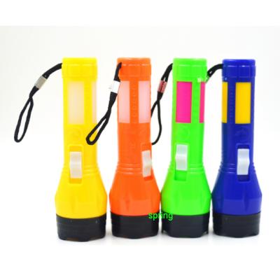 China New Design Cheap Mini Camping Flashlight Torch Plastic Led Light Torch With Rope for sale