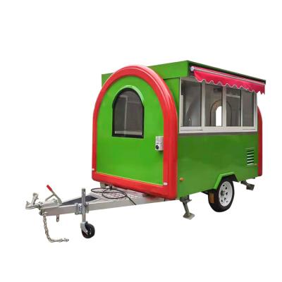 China Factory 2021 retro high quality multifunctional one year warranty vegetable processing FRP food truck for ice cream for sale