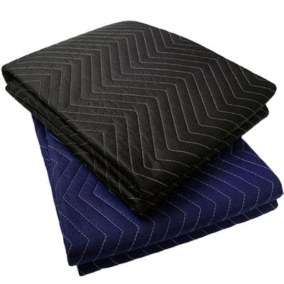 China Fashion Stripe Design 72 x 80 Moving Covers PORTABLE Moving Furniture Wrapping Covers for sale