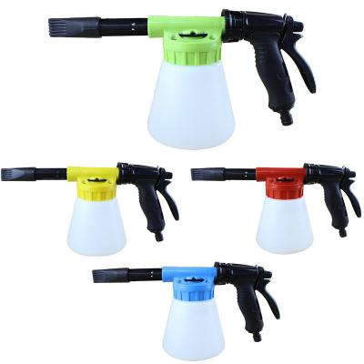 China Connected to any hose without the need for pressure seal lyes low pressure thick polyurethane foam gun for gun hose wash sprayer ratio dial adjustable snow foam blaster car wash foam for sale