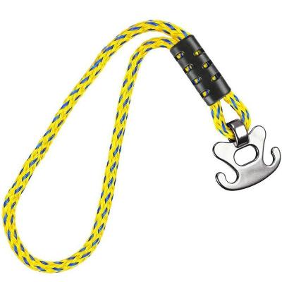 China Enjoy Wonderful Boat Surfing Experience Tow Rope Quick Connector For Tubing With Stainless Steel Connector 18 Inch for sale