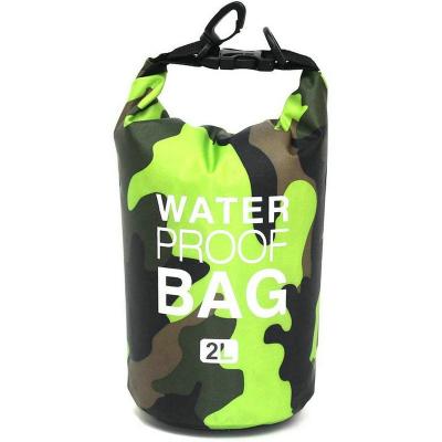 China 10L Water Sport Lightweight Dry Waterproof Pocket Backpack Survival Tarp PVC Camouflage PVC Ocean Pack for sale