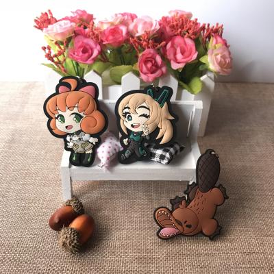 China New Design Top Selling Plastic Customized Cute Cartoon Cheap Price Customized Key Chain for sale