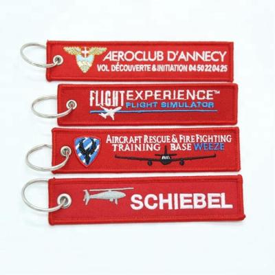 China Advertising Custom Embroidery Metal Key Chain Fabric Key Flag Key Chain, Embroidered Key Chain, Woven Key Chain For Sale for sale