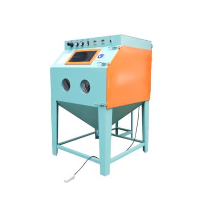 China High quality blasting abrasive rust alloy wheel repair transmission sand cleaning device for sale