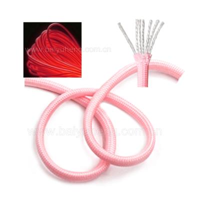 China wholesale durable glow in the dark 4mm nylon braided rope for sale