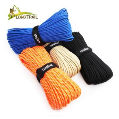 China blue black type 3 feet paracord purchase 5mm mini paracord camping polyester 550 parachute cord 100ft reflective rope wholesale for sale