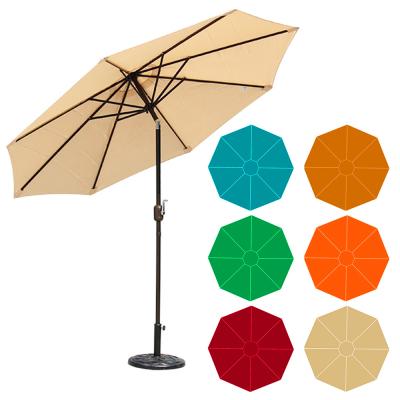 China Sun Protect Bengku 360 Base Cantilever Steel Patio Umbrella Pole Table Umbrellas Custom Garden Fan Base for sale