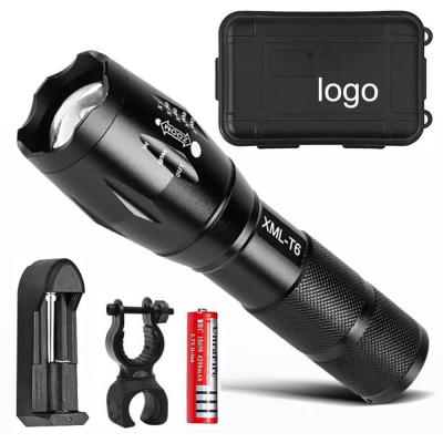 China Sport Bengku Mini Profesional Holder Portable Waterproof Led Military Rifle High-lumen Tactical Flashlight Usb for sale