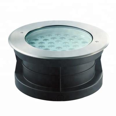 China LANDSCAPE High Brightness 36W Single Color 304 Stainless Buried Led Swimming Pool Underground Underwater Light Light for sale