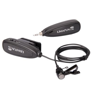 China Wireless Lavalier Microphone KIMAFUN G130-3 Lapel Collar Lavaliere Microphone for Teacher/Tour Guide/Sales Promotion for sale