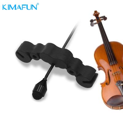 China Professional Instrument Microphone 2019 KIMAFUM KM-G150-6 2.4G Wireless Instrument Microphone System For VIOLIN Wireless MIC for sale