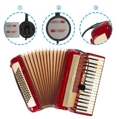 China Hot Selling KIMAFUN CX710 Live Performance Instrument Accordion Microphone Musical Instrument Microphone Audio Pick Up MIC With 3M Wire for sale