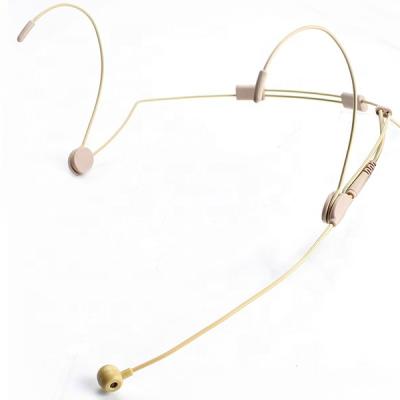 China Helmet Microphone Mini Hidden Headset Microphone Suitable for Instrument Mounted Microphone HC-820 for sale