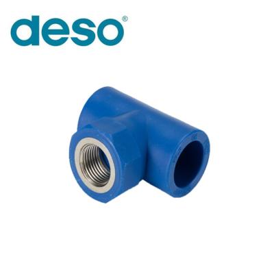 China Hot Selling Italian Style PPR Korea R200P Deso C Female Thread Tee Pipe Fittings for sale