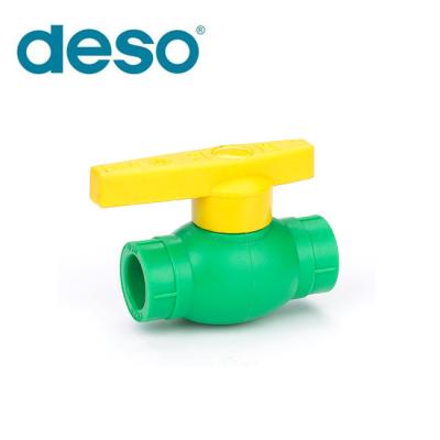 China General Deso Plastic Ball Valves PPR Ball Valve With AENOR Certicifate for sale