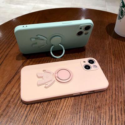 China Creative Cute Astronaut Waterproof Cartoon Phone Case Cover For iPhone 14 13 12 11 pro XS max XR max X 8 7 plus with stand for sale