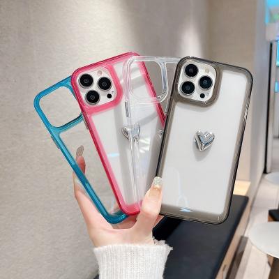 China Waterproof Insist Space Case Love Heart Phone Case Cover For iPhone 11 12 Plus Bearbrick Mini 13 Pro X XS XR Max 7 8 Case With Stand Holder for sale