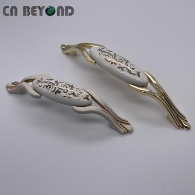 China Durable Elegant Smooth Flower Decorative Outdoor Ceramic Closet Pull for sale