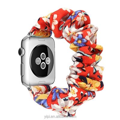 China Scrunchie Watchbands Elastic Watch Band For Apple Watch Band Series 7 6 5 4 38mm 40mm 42mm 44mm For iwatch Strap 45/41mm 38/40/41 mm for sale