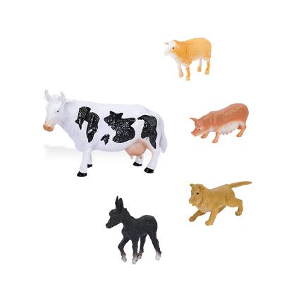 China Toy Farm World PVC Anime Girl Educational Plastic Animal Toys Simulation Animal Toy Cow Sheep Pig Custom Kids and Boys Doll for sale