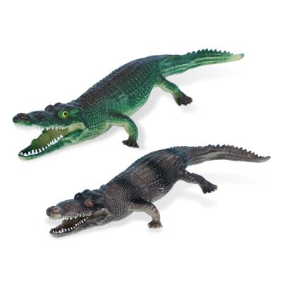 China PVC Educational Animal Crocodile Simulation Children's Toy Plastic Long Crocodile Toy Wild Animal Models Toy For Wholesale for sale