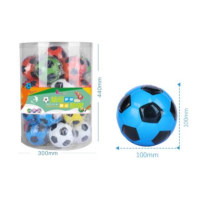 China Custom Printing Funny Bouncing Ball Relaxing Bouncy Ball PU Football Toys Kids Toy For Baby And Kids for sale