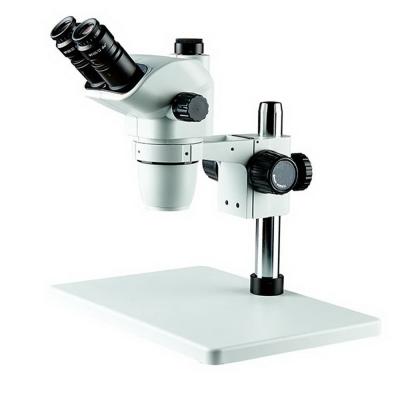 China Factory Supply 6.7X-45X Parfocal Trinocular Optical Zoom Stereo Microscope SM-SZ6745T-B3 for sale