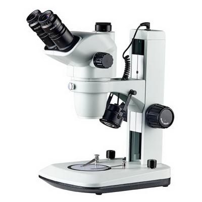 China Factory Supply 6.7X-45X Parfocal Trinocular Optical Zoom Stereo Microscope SM-SZ6745T-B9L for sale