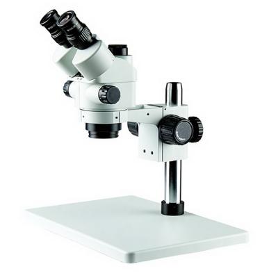 China Factory Supply 7X-45X Parfocal Trinocular Optical Zoom Stereo Microscope SM-SZM7045NT-B3 for sale