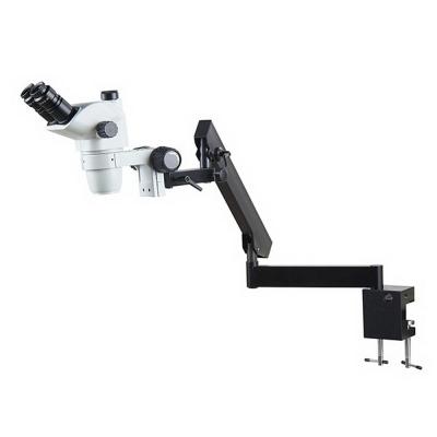 China Factory Supply 6.7X-45X Flex Articulating Arm Parfocal Trinocular Optical Zoom Stereo Microscope SM-SZ6745T-STL6-A for sale