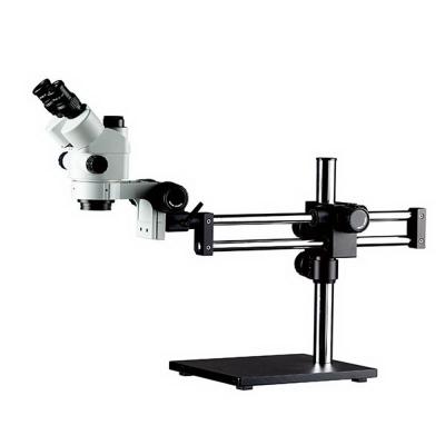 China Factory Supply 7X-45X Boom Stand Parfocal Trinocular Optical Zoom Stereo Microscope SM-SZM7045NT-STL5 for sale