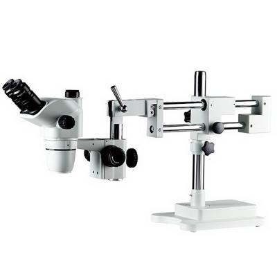 China Factory Supply 6.7X-45X Boom Stand Parfocal Trinocular Optical Zoom Stereo Microscope SM-SZ6745T-STL2 for sale