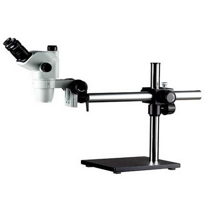 China Factory Supply 6.7X-45X Boom Stand Parfocal Trinocular Optical Zoom Stereo Microscope SM-SZ6745T-STL4 for sale