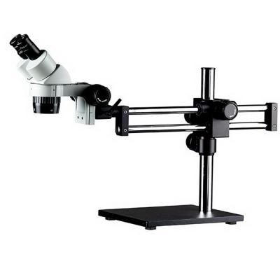 China Factory Supply PCB Inspection Board Boom Stand Binocular Optical Zoom Stereo Microscope SM-ST6024-STL5 Inspection10X-20X-30X-40X for sale