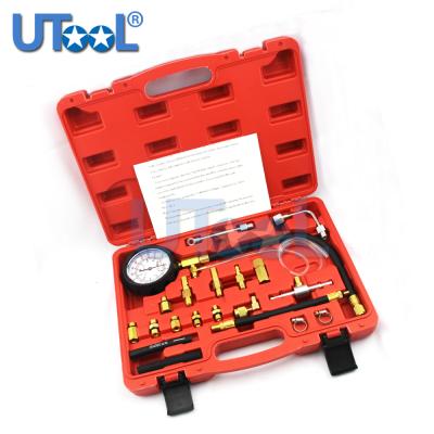 China Gauge TU - Professional Fuel System Test Gauge Fuel Pressure Gauge Tester Fuel Pressure Set 114 for sale